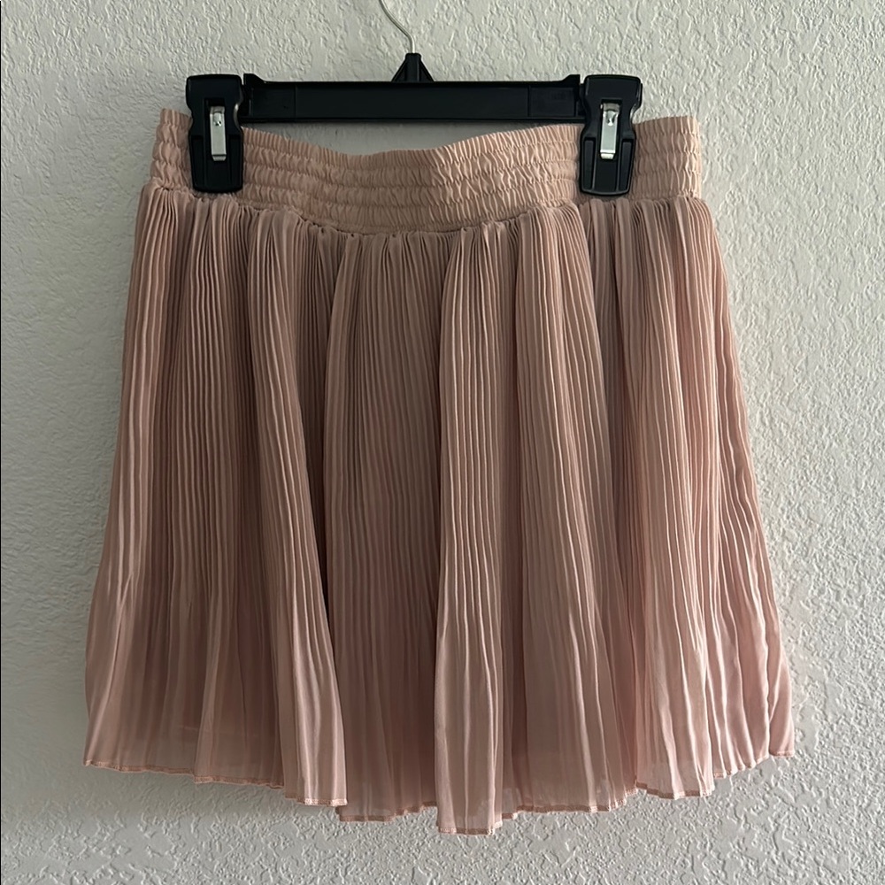 La Hearts Blush Pink Mini Skirt
